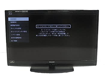 【中古】 SHARP LEDAQUOS 40型 地上 BS 110度CSデジタルフルハイビジョン液晶テレビ受像機 LC-40V5-B 黒いこと系