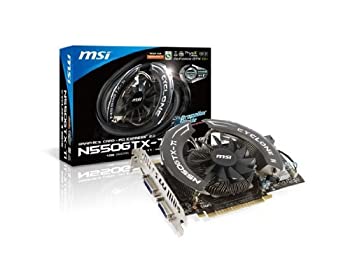 【中古-非常に良い】 MSI Computer ビデオカード NVIDIA GeForce GTX 550 Ti/PCI Express x16/1024MB N550GTX-Ti Cyclone II 1G D5 OC