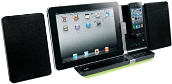 【未当て嵌める】【中古】 JVC UX-VJ5-B iPad iPod iPhone マイクロコンポーネントシステム 黒いこと