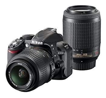 【中古-人並み外れたに好いたらしい】 Nikon ニコン デジタル一眼二眼レフ写真機 D3100 20粍ダブルズームキットD3100WZ200