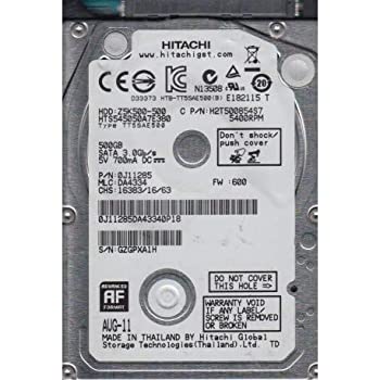 【中古-人並み外れたに好いたらしい】 HGSTジャパン HTS727550A9E364 万覚え帳パソコン内蔵用 2.5inHDD SATA/500GB/7200rpm/BULK