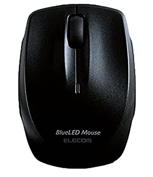 【中古】 ELECOM エレコム Bluetooth3.0マウス BlueLED 3ボタン コンパクト 収納ポーチ付き ブラック M-BL3BBBK