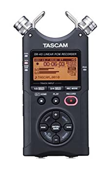 【中古】 TASCAM 24bit 96kHz相応う直線的PCMリコーダー DR-40VERSION2