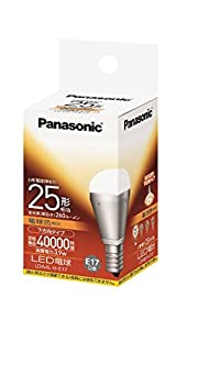 【中古-非常に良い】 パナソニック LED電球 口金直径17mm 電球25W形相当 電球色相当(3.9W) 小型電球・下方向タイプ 密閉形器具対応 LDA4LHE17