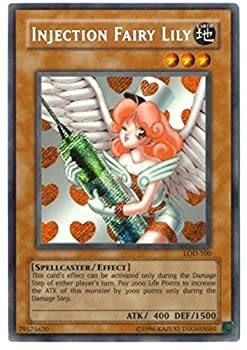 【中古-人並み外れたに好いたらしい】 Yu-Gi-Oh! - Injection Fairy Lily (LOD-100) - Legacy of Darkness - Unlimited Edition - Secret Rare