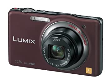 【中古-人並み外れたに好いたらしい】 パナソニック デジタル写真機 ルミックスSZ7 光学10倍 赤銅色 DMC-SZ7-T