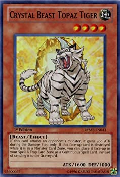 【未使用】【中古】 遊戯王 英語版 Crystal Beast Topaz Tiger (RYMP-EN043) - Ra Yellow Mega-Pack - 1s...