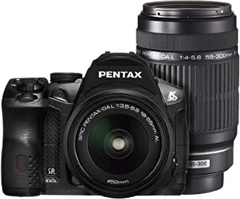 【中古】 PENTAX デジタル一眼レフカメラ K-30 ダブルズームキット [DAL18-55mm・DAL55-300mm] ブラック K-30WZK BK 15659