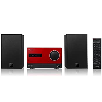 【中古-非常に良い】 パイオニア CDミニコンポーネントシステム iPod iPhone iPad対応 レッド X-CM31-R