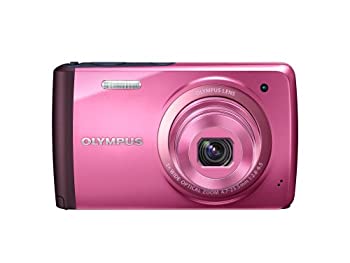 【中古-人並み外れたに好いたらしい】 OLYMPUS オリンパス デジタル写真機 STYLUS VH-410 1600万絵素CCD 広角26粍 サクラ色 VH-410 PNK
