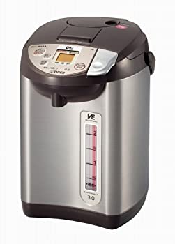 【中古-非常に良い】 タイガー 魔法瓶 電気 ポット 3L ブラウン 蒸気レス 節電 VE 保温 とく子さん PIB-A300-T Tiger