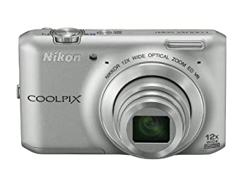 【未当て嵌める】【中古】 Nikon ニコン デジタル写真機 COOLPIX S6400 タッチパネル液晶 光学12倍望遠レンズ 水晶しろがね色 S6400SL