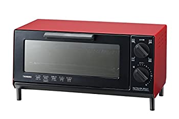 【中古】 ツイン小鳥 トースター オーヴントースター パウダーコンパクト 銀鏡瑠璃 赤いこと TS-4035R