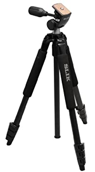 【中古-人並み外れたに好いたらしい】 SLIK 三脚架 急駛 EX II N 4段 旅する用三脚 106570 TV・オーディオ・カメラ-アクセサリー・部品