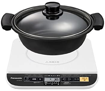 【中古-非常に良い】 パナソニック IH調理器 ホワイト KZ-PG32-W