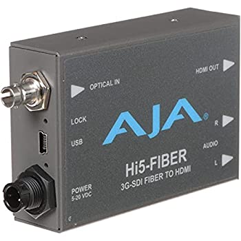 【未使用】【中古】 AJA Hi5-Fiber HD SD-SDI オーバーファイバー - HDMI ビデオおよびオーディオコンバーター｜ムジカ＆フェリーチェ店