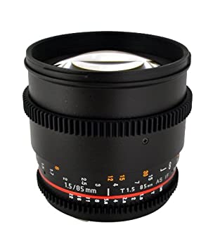 【未使用】【中古】 Rokinon 85mm t/1.5 非球面レンズ Canonのクリックストップ無し絞り フォローフォーカス適合性対策済レンズ用 79,845円