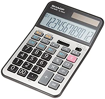 【中古-非常に良い】 シャープ 実務電卓 ナイスサイズタイプ EL-N942X|ムジカ&フェリーチェ店