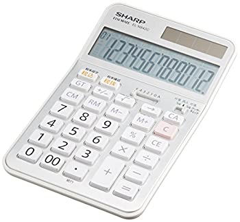 【中古-人並み外れたに好いたらしい】 SHARP 小ざかしい 実務計算器 抗菌好いたらしい大いさ手合い EL-N942CX 日用品雑貨・文房具・手芸-その他