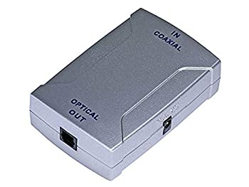 【未使用】【中古】 同軸 (RCA) からオプティカル トスリンク デジタル オーディオ コンバーター エレクトロニクス