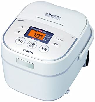 【中古】 虎 IH炊飯器 炊きたて tacook 3合 白いこと JKU-A550-W