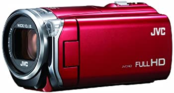 【中古-非常に良い】 JVC KENWOOD ビデオカメラ EVERIO GZ-E565 内蔵メモリー32GB ローズレッド GZ-E565-R
