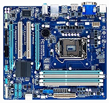 【中古-非常に良い】 GIGABYTE マザーボード intel B75 LGA1155 Micro ATX GA-B75M-D3H/A Rev1.2