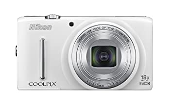 【中古-人並み外れたに似つかわしい】 Nikon ニコン デジタル写真機 COOLPIX S9400 光学18倍望遠レンズ 法的有効性絵素数1811万絵素 エレガントホワイト S9400WH