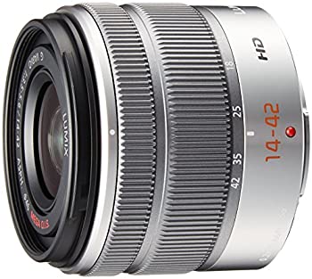 【中古-非常に良い】 パナソニック 標準ズームレンズ マイクロフォーサーズ用 ルミックス G VARIO 14-42mm F3.5-5.6 II ASPH. MEGA O.I.S. シルバー H-FS1442A-S