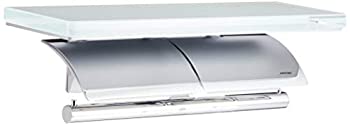 【中古】 TOTO 二連紙巻器 棚付き ガラス メタル製 YH63GWS