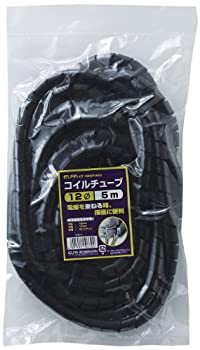 【未使用】【中古】 ELPA コイルチューブ φ12mm 5m ブラック CT-1205P (BK)