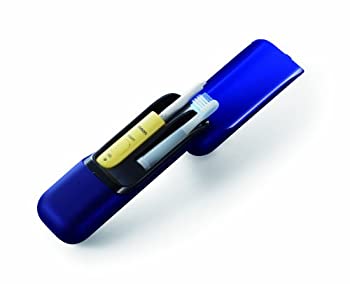 【未使用】【中古】 オムロン 音波電動歯ブラシ メディクリーンPORTABLE ブルー HT-B601-B｜ムジカ＆フェリーチェ店