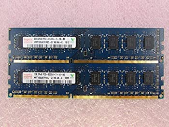 【未使用】【中古】 ハイニックス HMT125U6TFR8C-G7 4GB (2GB x 2) PC3-8500U DDR3 1066 非ECC 非バッファ メモリーキット 19,019円