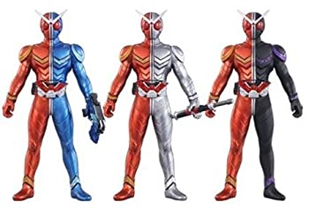 【中古-非常に良い】 東映ヒーローネットXプレミアムバンダイ限定 ライダーヒーローシリーズW EX 仮面ライダーW ヒートスタイル3体セット