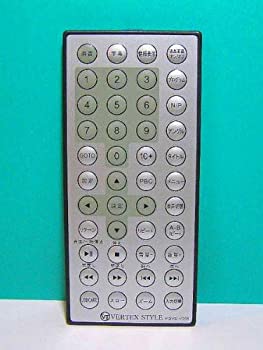 【中古-人並み外れたに好いたらしい】 VERTEX STYLE ヴィデオディスク遠隔操作 PDVD-V091 アクセサリー・部品-リモコン-TV・オーディオ・カメラ
