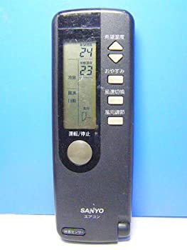 【中古】 SANYO 三洋電機 サンヨー エアコンリモコン RCS-AWV1A (K)