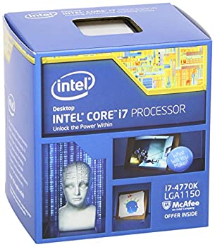 【中古-非常に良い】 intel CPU Core i7 4770K 3.50GHz 8Mキャッシュ LGA1150 Haswell UnLocked BX80646I74770K 【BOX】