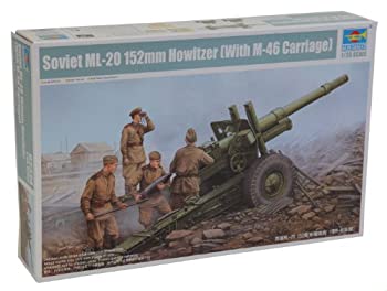 【未当て嵌める】【中古】 らっぱ吹き 1/35 ＵＳＳＲ軍 152粍加農榴弾砲 M46キャリッジ プラモデル