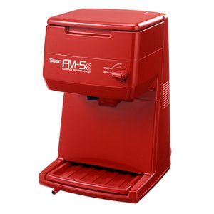 【中古-人並み外れたに好いたらしい】 キューブアイスシェーバー FM-5S赤いこと 小ちゃい店にピッタリ