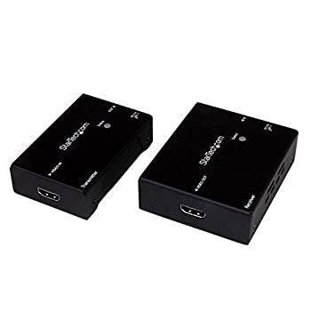 【中古-人並み外れたに好いたらしい】 StarTech.com Cat5有線テレビ相応うHDMIエクステンダー取りひろげる器 最大限度70m HDBaseT標準尺度相応う Power over Ethernet Ultra 固定ディスク 4K ST121HDBTE