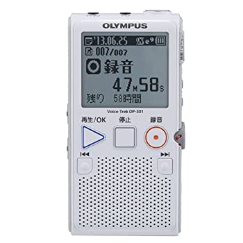 【中古-非常に良い】 OLYMPUS オリンパス ICレコーダー VoiceTrek DP-301 ホワイト DP-301 WHT