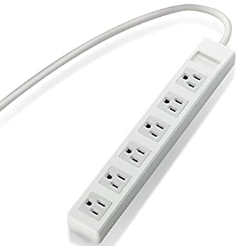 【中古-非常に良い】 エレコム 電源タップ 3ピン 6個口 スイングプラグ 5m グレー T-T01-3650WH RS