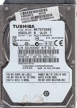 【中古-人並み外れたに好いたらしい】 TOSHIBA 2.5in MK7575GSX SATA 750GB