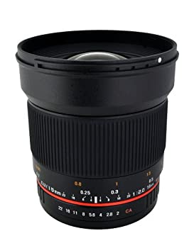 【中古-非常に良い】 Rokinon 16M-E 16mm f/2.0 非球面広角レンズ SONY Eマウント用