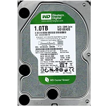 【中古-人並み外れたに好いたらしい】 WD10EADS-00M2B0 ウェスタンデジタルキャビア 1tb 7200rpm 3.5in Sata300in