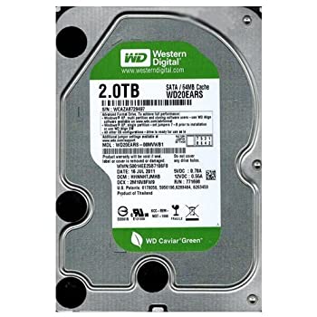 【中古】 Western Digital Green WD20EARS 2TB / 64Mキャッシュ｜ムジカ＆フェリーチェ店 10,554円