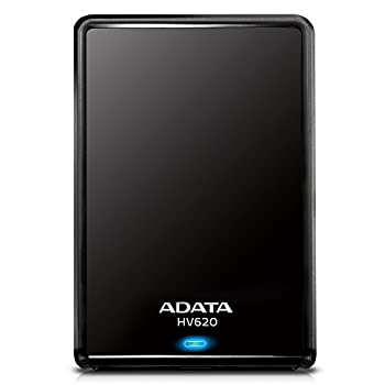 【中古-非常に良い】 ADATA HV620 USB3.0 TV録画対応 2.5インチポータブルHDD 1TB ブラック AHV620-1TU3-CBK