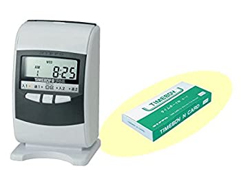 【中古】 NIPPO ニッポー 出勤記録時計 一時停止男の子8つけ加える Hスノーホワイト＆薄墨色 一時停止歌留多100枚付き添い人 その他-日用品雑貨・文房具・手芸