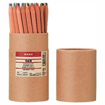 【未当て嵌める】【中古】 MOMA MUJI 60 ColoRed Pencils インチ Tube by Muji