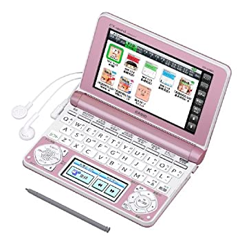 【中古】 CASIO カシオ 陰電子字引き エクスワード 中学生模範例 XD-N3850PK サクラ色